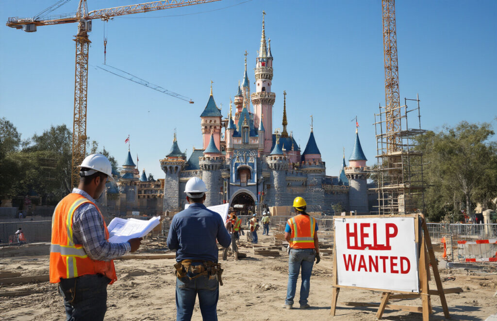How Disneyland-Area Projects Intensify Anaheim’s Construction Talent Crunch