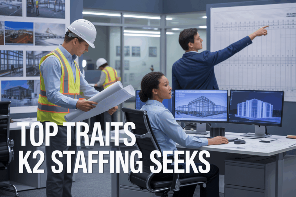 Top Traits K2 Staffing Looks for in Field Engineers and BIM/VDC Managers